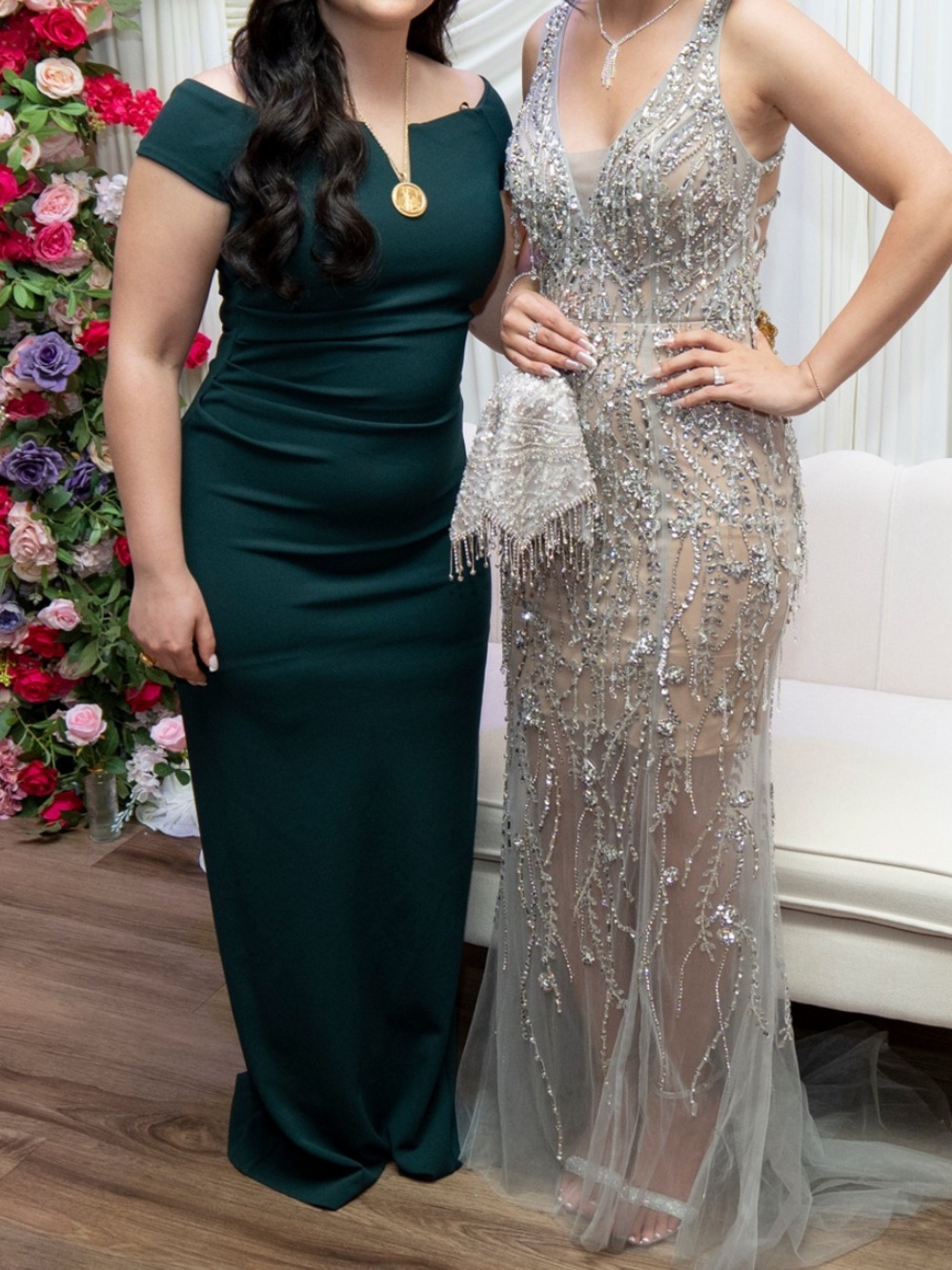 Xscape Green Gown